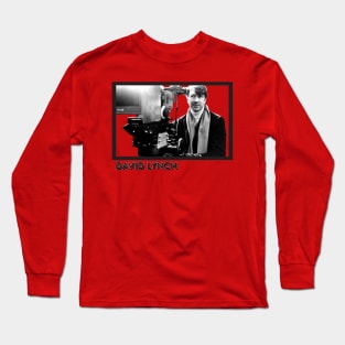 David Lynch behind the camera, circa 1980 Long Sleeve T-Shirt